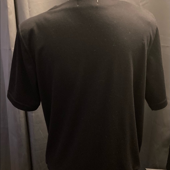 Alfred Dunner M Womens Casual Blouse with Floral Neckline Design - Picture 3 of 4